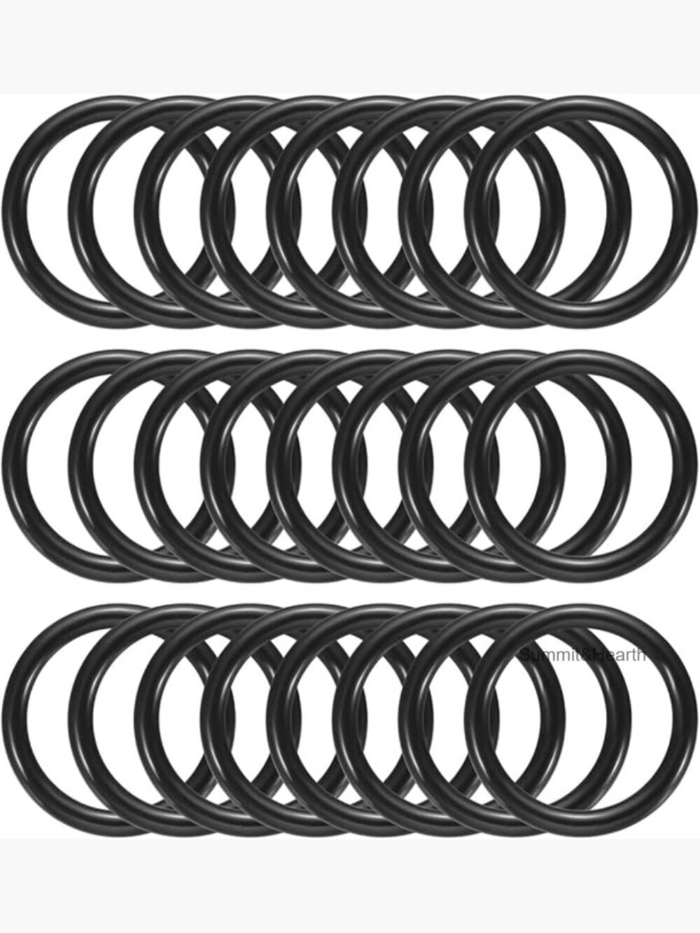24 Plastic Dream Catcher Rings, 1.3 Inch Hoops for DIY Craft Home Decor